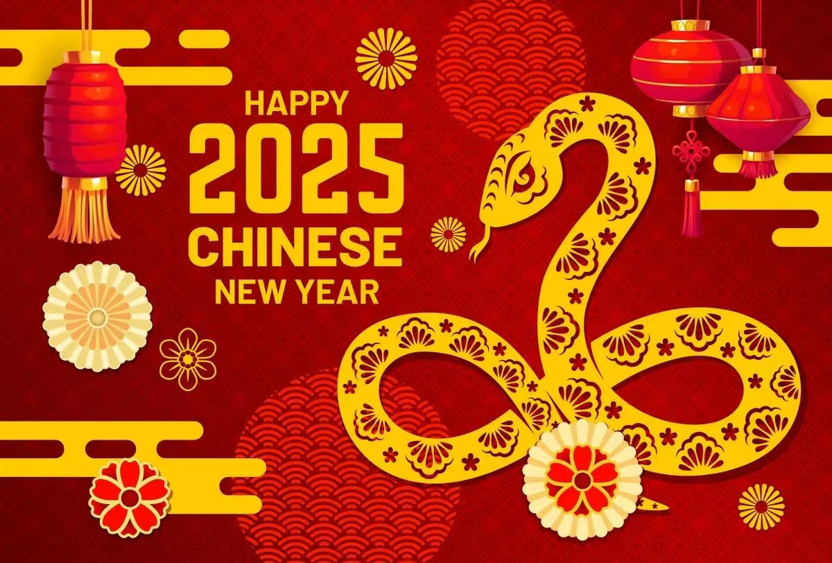 新年钟声敲响，银蛇携福而来